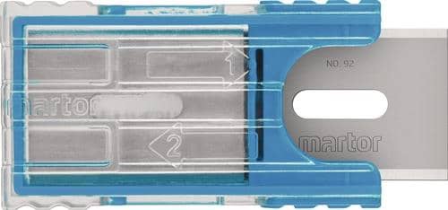 MARTOR Industrieklinge Nr.92 L.26mm B.18,5mm S.0,4mm 10 Stück/Spender MARTOR