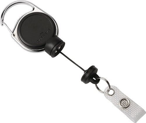 DURABLE Ausweishalter ext.Stark-mit Druckknopfschlaufe Band-L.600mm schwarz DURABLE