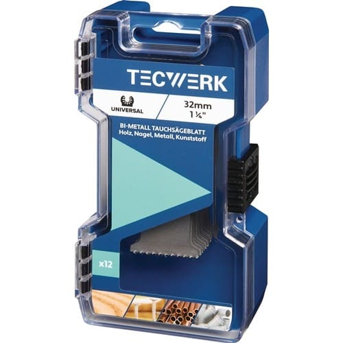 TECWERK Tauchsägeblätter B.32mm Eintauch-T.51mm 10 St.Univ.TECWERK