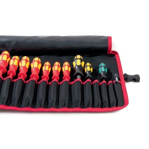 PARAT Werkzeugrolltasche 20 Fächer B740xH330mm Nyl.schwarz/rot PARAT