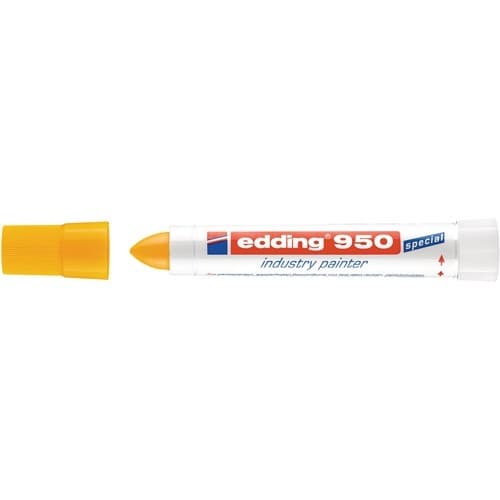EDDING Industrie-Pastenmarker 950 gelb Strich-B.10mm Rundspitze EDDING