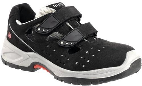 BAAK Sicherheitssandale Hardy Gr.39 N schwarz/grau Mikrofaser S1P SRC ESD EN20345