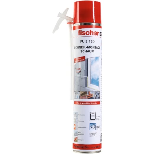 FISCHER Schnellmontageschaum Profi PU S 750 B2