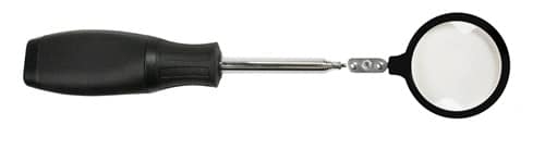 HESSE Inspektionslupe Gesamt-L.250mm Magnetkopf-D.50mm HESSE
