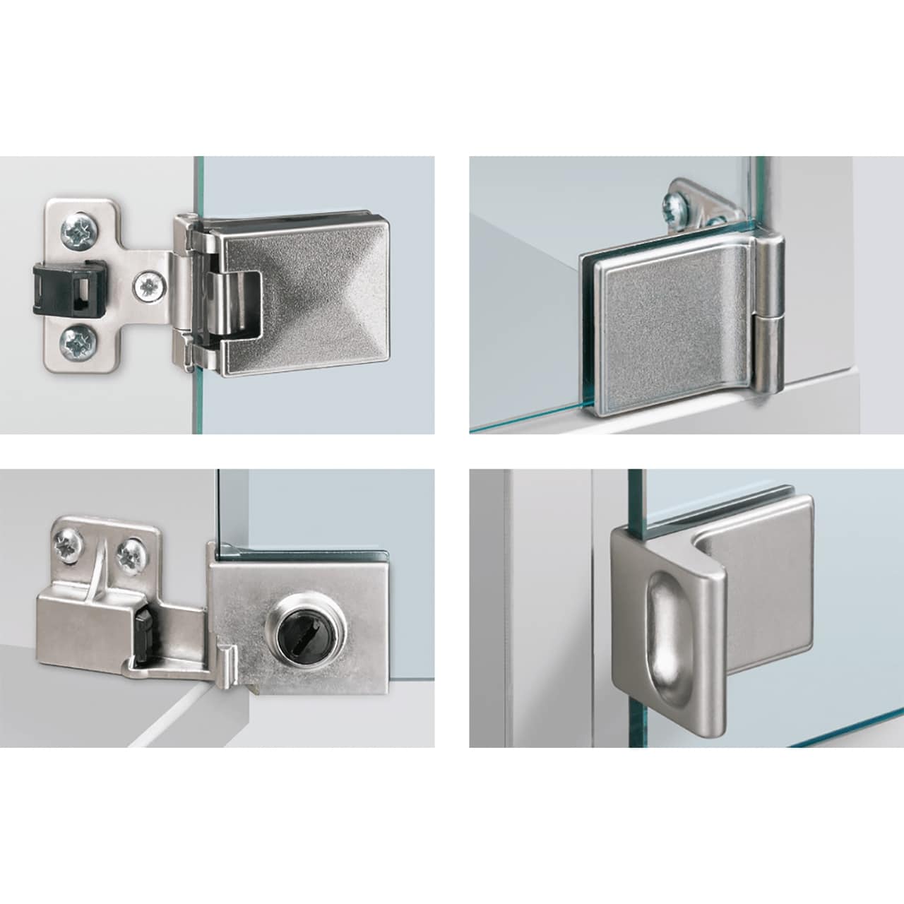 HETTICH Glastürscharnier ET 5150, einliegende Tür,