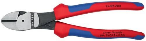 KNIPEX Kraftseitenschneider L.200mm pol.Form 0 Comfort-Griff KNIPEX