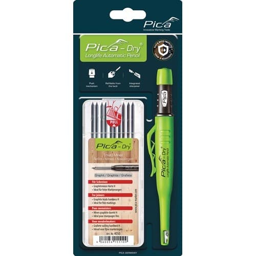PICA Bau-/Tieflochmarker Pica-Dry Farbe graphit +Minenset 4000 871 360 PICA