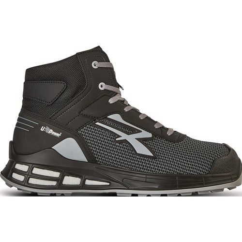 U.POWER Sicherheitsstiefel Fantom Gr.43 W.11 schwarz-grau S3S CI FO SR ESD