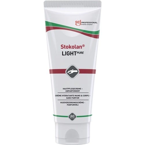 SC JOHNSON PROFESSIONAL Hautpflegecreme Stokolan® Light PURE 100ml duft-/farbstofffrei Tube
