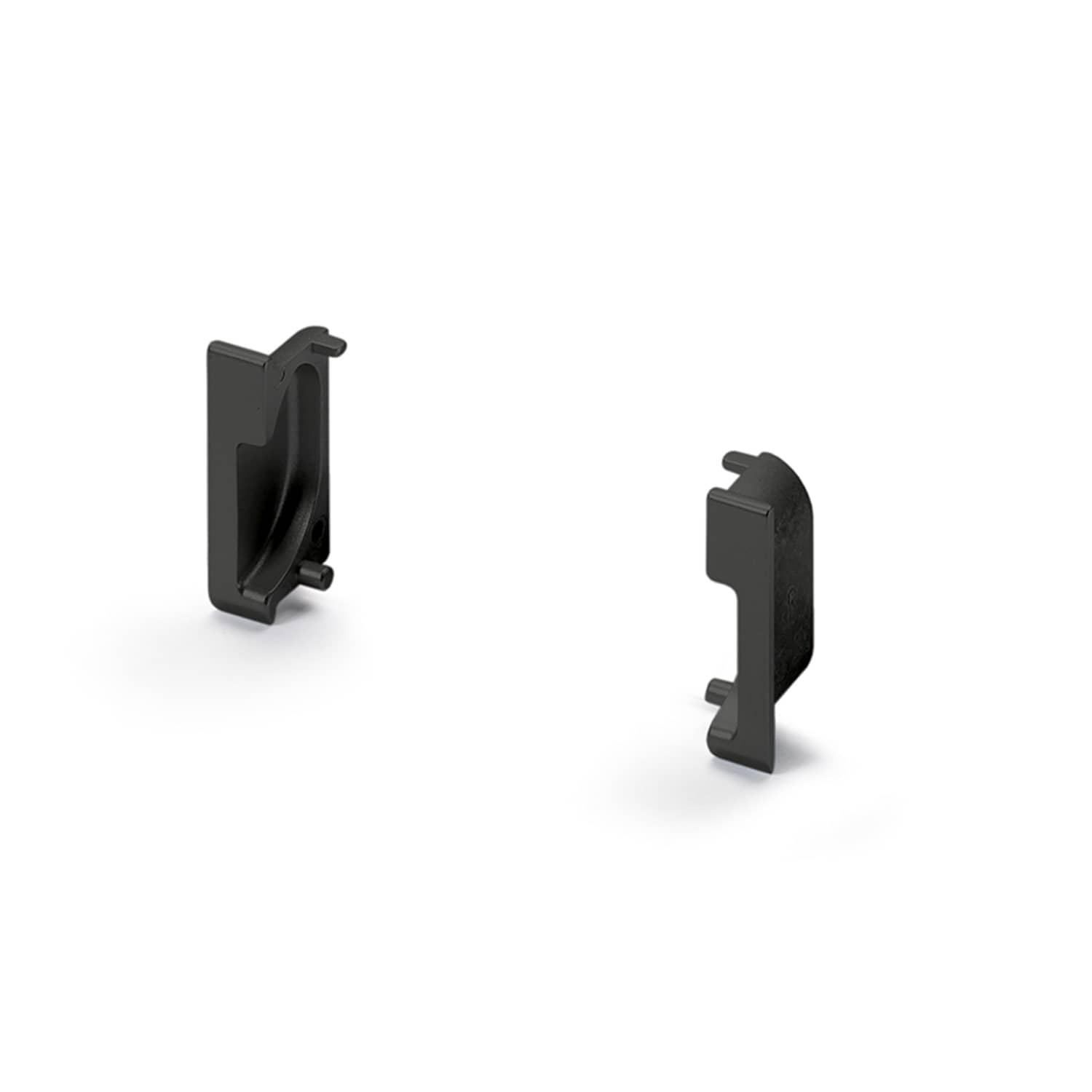 HETTICH Endkappe Spira, L 11 mm, H 43 mm, Schwarz matt, 9347583