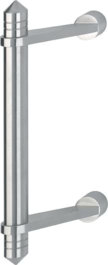 HOPPE   E5019AD BA 210 mm L   Edelstahl Haustür, Objekttür edelstahl matt