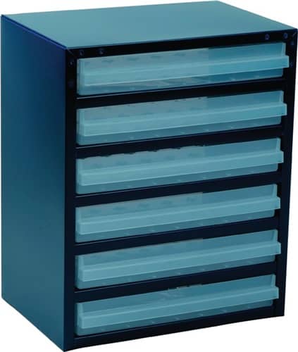 Kleinteilemagazin B357xT255xH435mm Poypropylen anthrazit RAACO