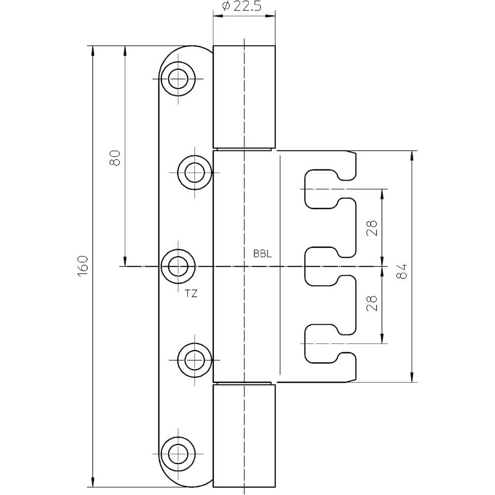 SIMONSWERK Objektband VARIANT® VX 7939/160-4-N,