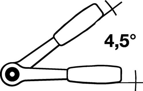 STAHLWILLE Gelenkknarre 452QR 3/8 Zoll Anz.Z.80 L.300mm 2K-Griff STAHLWILLE
