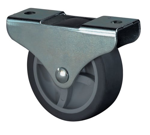 Kastenrolle Material Rolle thermoplastischer Gummi mit Anschraubplatte BS ROLLEN