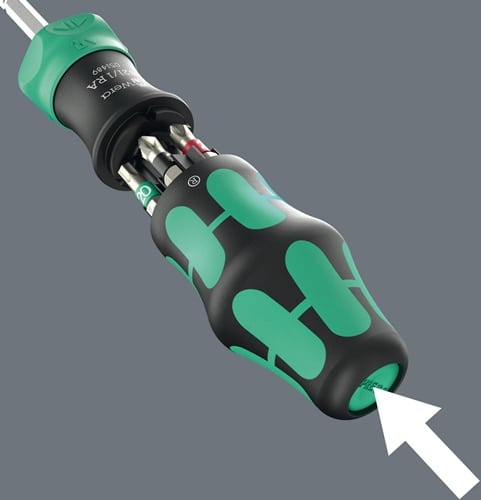 WERA Magazinbithalter Kraftform Kompakt 28 RA 1 6-tlg.WERA