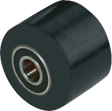 TECWERK Gabelrolle PA Naben-L.63mm Rad-B.63mm D.80mm TECWERK