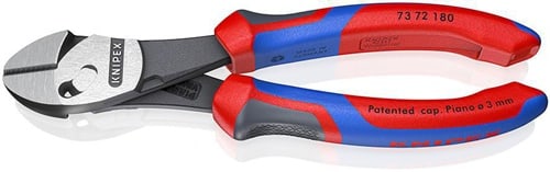 KNIPEX Hochleistungsseitenschneider TwinForce® L.180mm pol.Comfort-Griff KNIPEX