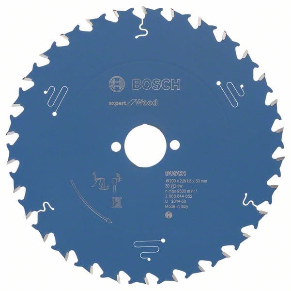 BOSCH Kreissägeblatt Expert for Wood, 200 x 30 x 2,8 mm, 30