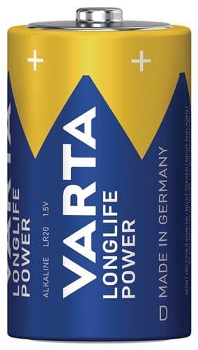 VARTA Batterie Longlife Power D Bli 2 1,5V D-AM2-Mono 16500 mAh LR20 4920 2 St./Bl.