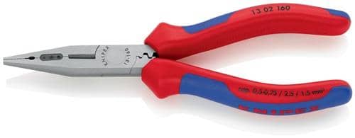 KNIPEX Verdrahtungszange L.160mm 0,5-0,75/1,5/2,5mm² pol.Comfort-Griff KNIPEX