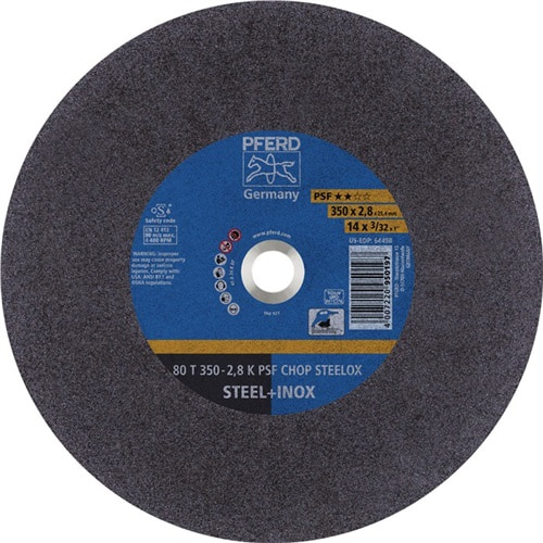 PFERD TOOLS Trennscheibe PSF CHOP STEELOX D350x2,8mm ger.Stahl/INOX Bohr.25,4mm PFERD