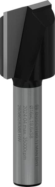BOSCH Nutfräser Standard for Wood, 8 mm, D1 16 mm, L 20 mm, G 51 mm