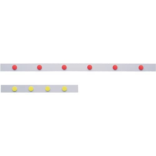 MAGNETOPLAN Magnetleiste L1000xB50xS0,5mm weiß selbstklebend MAGNETOPLAN