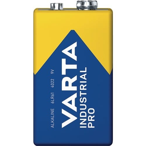 VARTA Batterie Industrial PRO 9 V 6AM6 9V-Block 630 mAh 6LR61 4022 20 St./Krt.VARTA
