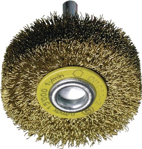 TECWERK Rundbürste D.70mm Drahtstärke 0,2mm MS 18mm 15000min-¹ TECWERK