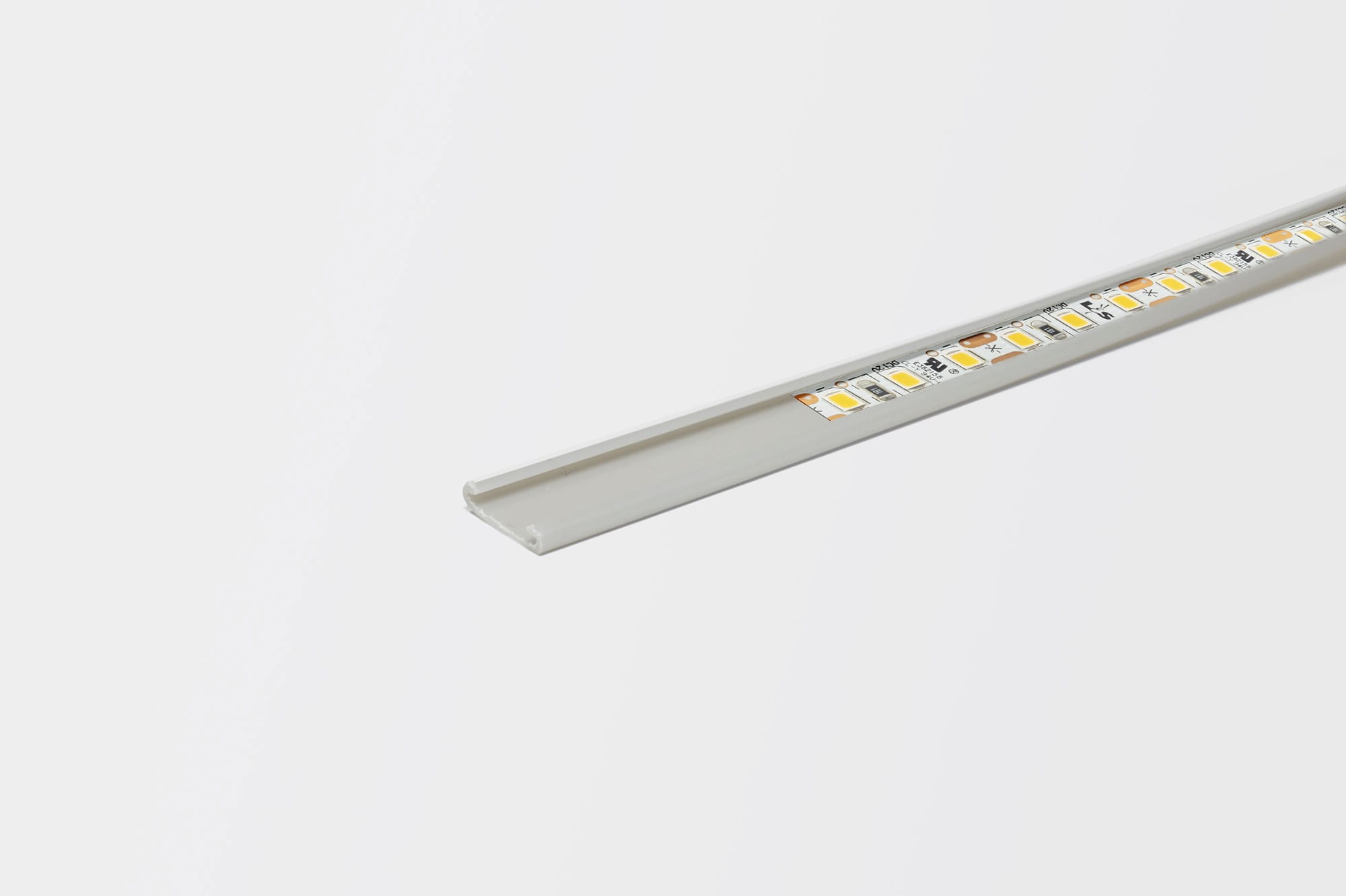 L&S LED Flexiadapter, 8 auf 10mm, L=2350mm, Kunststoff Grau