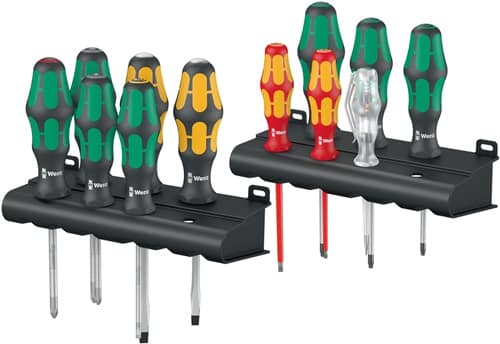 WERA Schraubendrehersatz Kraftform XXL 2 12-tlg.Schlitz/PH/PZD/TX Kraftformgriff