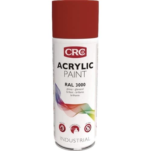 CRC Farbschutzlackspray ACRYLIC PAINT feuerrot glänzend RAL 3000 400ml Spraydose CRC