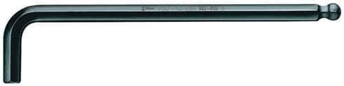 WERA Winkelschlüssel 950 PKL BM ISO2936 Innen-6-kant SW4mm L.140mm Abgewink.-L.25mm
