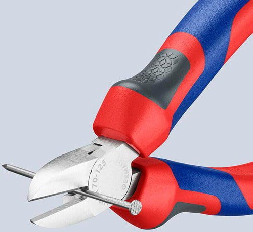 KNIPEX Seitenschneider L.125mm Kopf verchr.Comfort-Griff KNIPEX