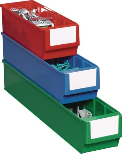 TECWERK Regalkasten L500xB91xH81mm blau PP TECWERK