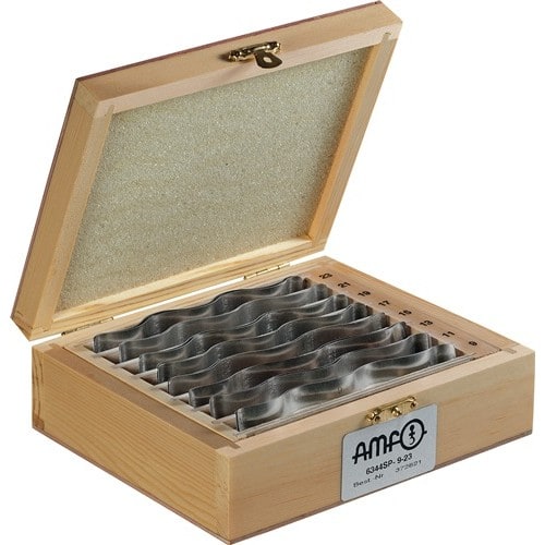 AMF Parallelunterlagensatz Nr.6344SP Inh.8 PA Gr.9-23 wellenförmig L.110mm AMF