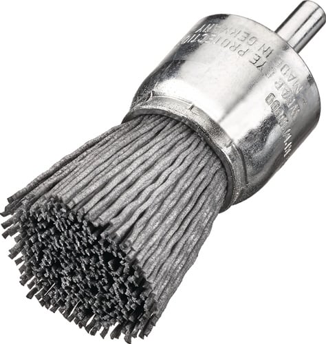 LESSMANN Rundbürste SPBK Schaft 6mm Drahtstärke 1,00mm SIC PA6 K180 K.K180 30mm