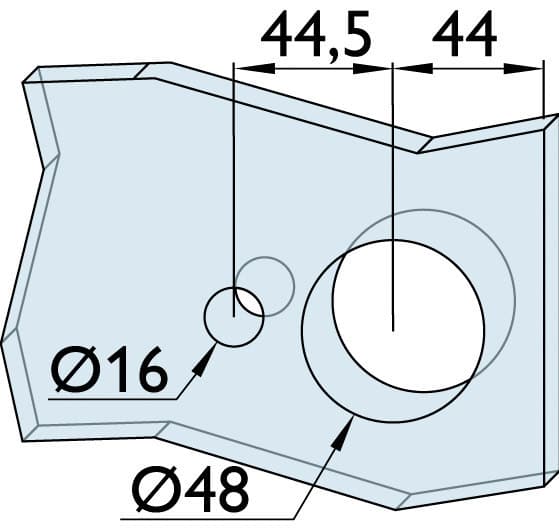 HERMAT Ganzglas Gegenkasten ARCO 6094.GK, Edelstahl