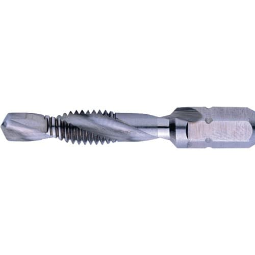 TECWERK Kombigewindebohrer HSSG 1/4 Zoll 6KT M6x5,0mm Steig.1,00mm TECWERK