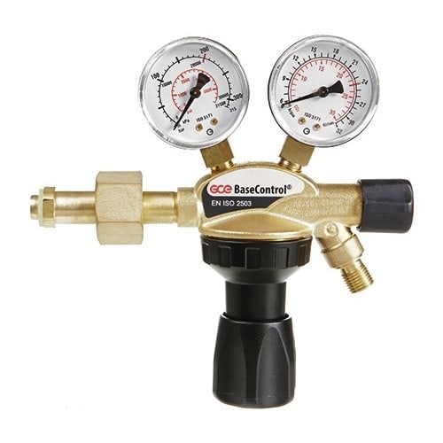 GCE Flaschendruckminderer BaseControl Argon/CO₂ 200bar m.Ventil 24l/min GCE