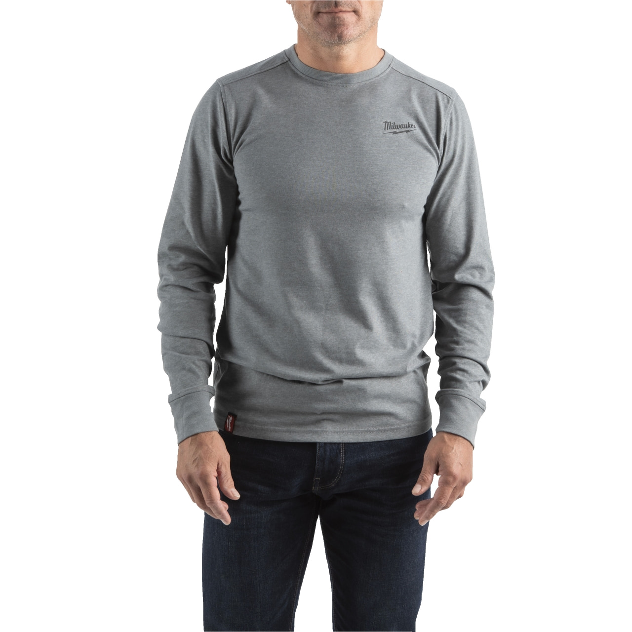 MILWAUKEE Hybrid-Langarm-Shirt grau HTLSGR-XL