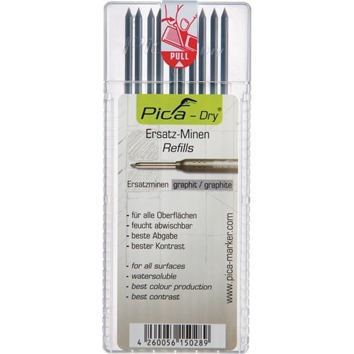 PICA Minenset Pica-Dry 10x graphit feucht abwischbar 10 Minen/Set