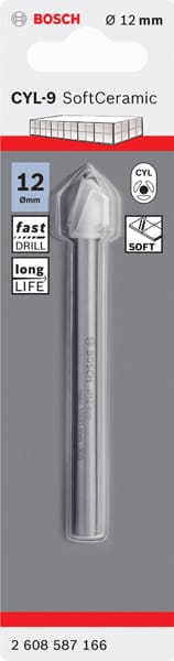 BOSCH Fliesenbohrer CYL-9 Ceramic, 12 x 90 mm