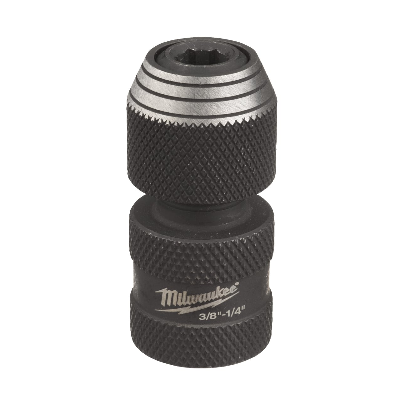 MILWAUKEE 3/8" Vierkant auf 1/4" Sechskant Bitadapter SHOCKWAVE 50 mm
