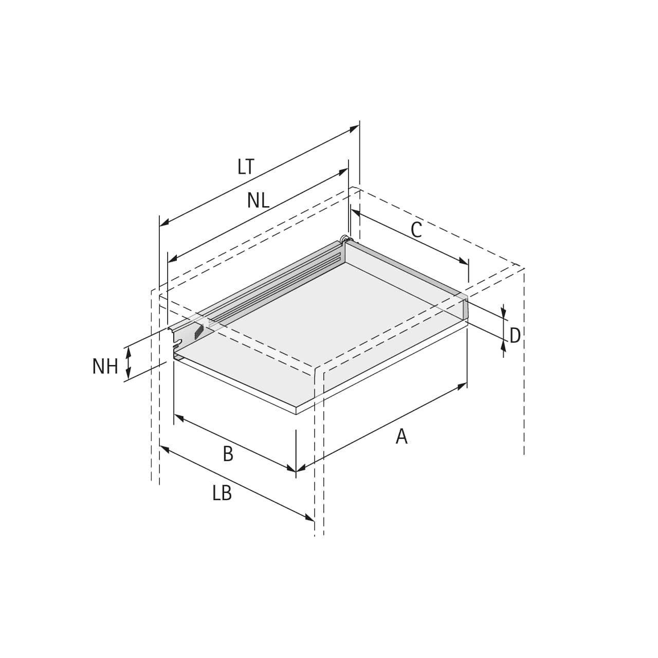 HETTICH MultiTech Schubkasten-Set Varianten,