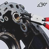 KNIPEX Sicherungsringzange J 21 f.Bohrungen D.19-60mm pol.KNIPEX
