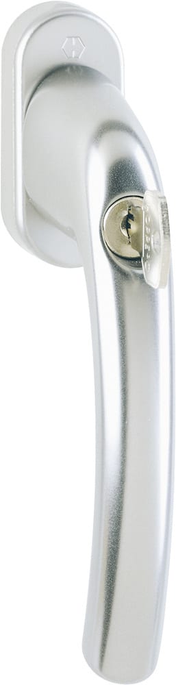 HOPPE® Fenstergriff absperrbar Tôkyô 0710S/U26, ohne Schrauben, N10, Aluminium, 8164535