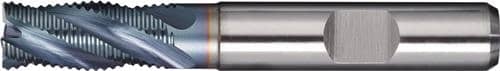 TECWERK Schaftfräser DIN 844 Typ HR D.10mm Einsatz-L.30mm HSS-Co5 TiCN Weldon TW