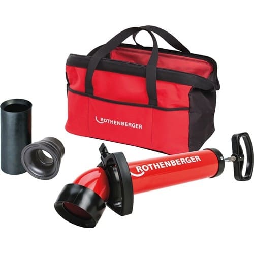 ROTHENBERGER Saug-Druckreiniger ROPUMP SUPER PLUS Set mit 3 Adaptern ROTHENBERGER